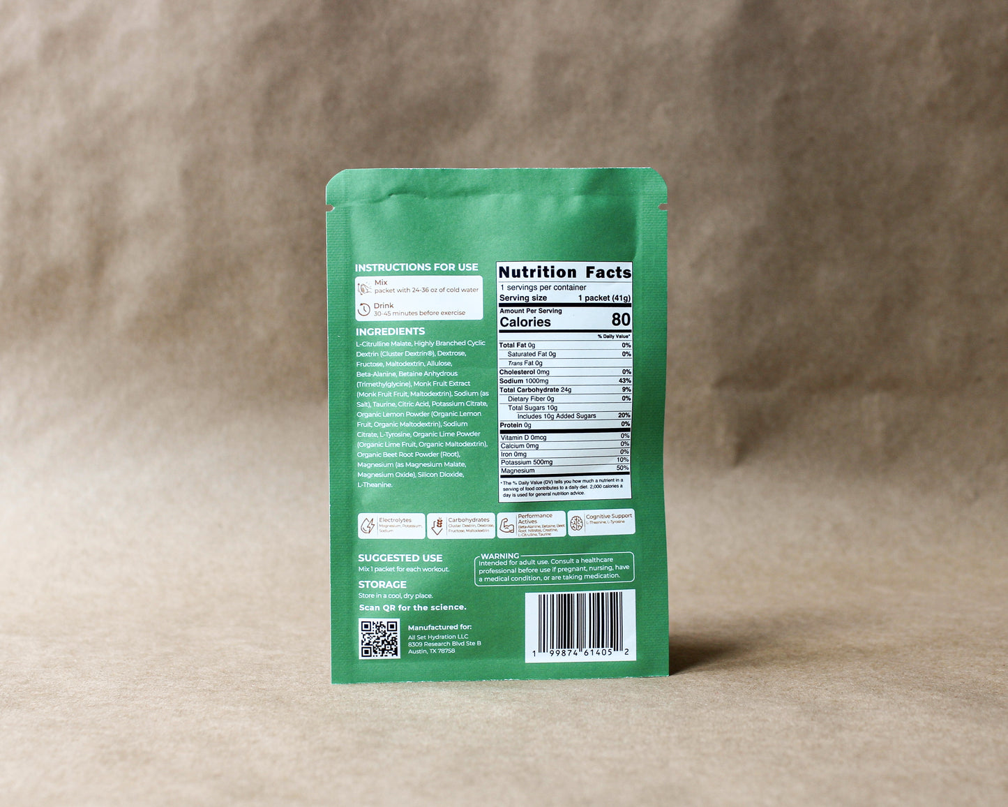 Tennis Mix (5 PACK) - Electrolytes & Carbs for Players
