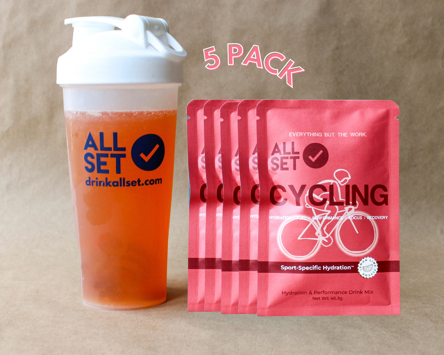 Cycling Mix (5 PACK) - Electrolytes & Carbs for Cyclists
